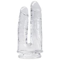 Прозрачный фаллоимитатор Alive Imperium Jelly Dildo для двойного проникновения Прозрачный фаллоимитатор Alive Imperium Jelly Dildo для двойного проникновения