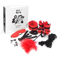 Набор БДСМ Art of Sex - Soft Touch BDSM Set, 9 предметов, Красный Набор БДСМ Art of Sex - Soft Touch BDSM Set, 9 предметов, Красный